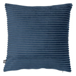 Arum Cushion - Square Flannel Corduroy 38x38x10 cm Blue