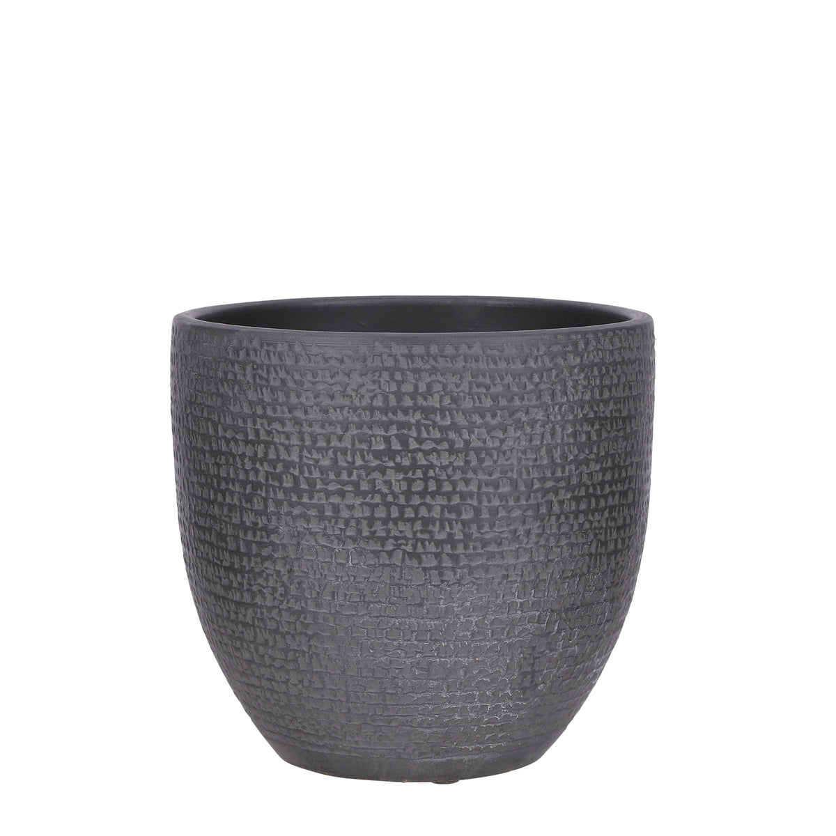 Carrie Round Flower Pot - Natural Design, Durable Material