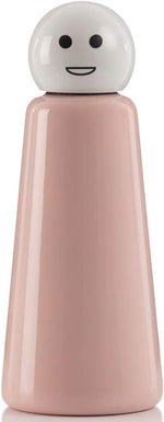 Skittle Bottle Original 500ml Stainless Steel Kids Water Bottle Pink Smile