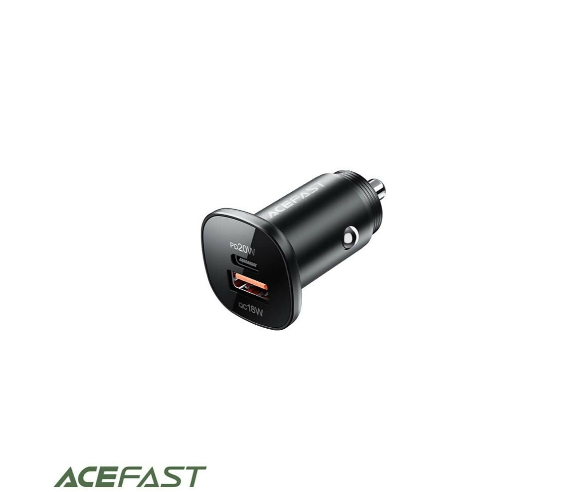 Fast Charge Car Charger B1 38W (1xUSB-C+1xUSB-A)