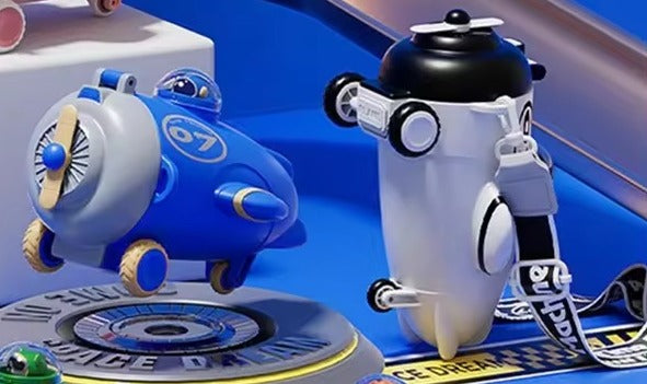Bottle Airship - Kids Rotatable Toy Water Bottle