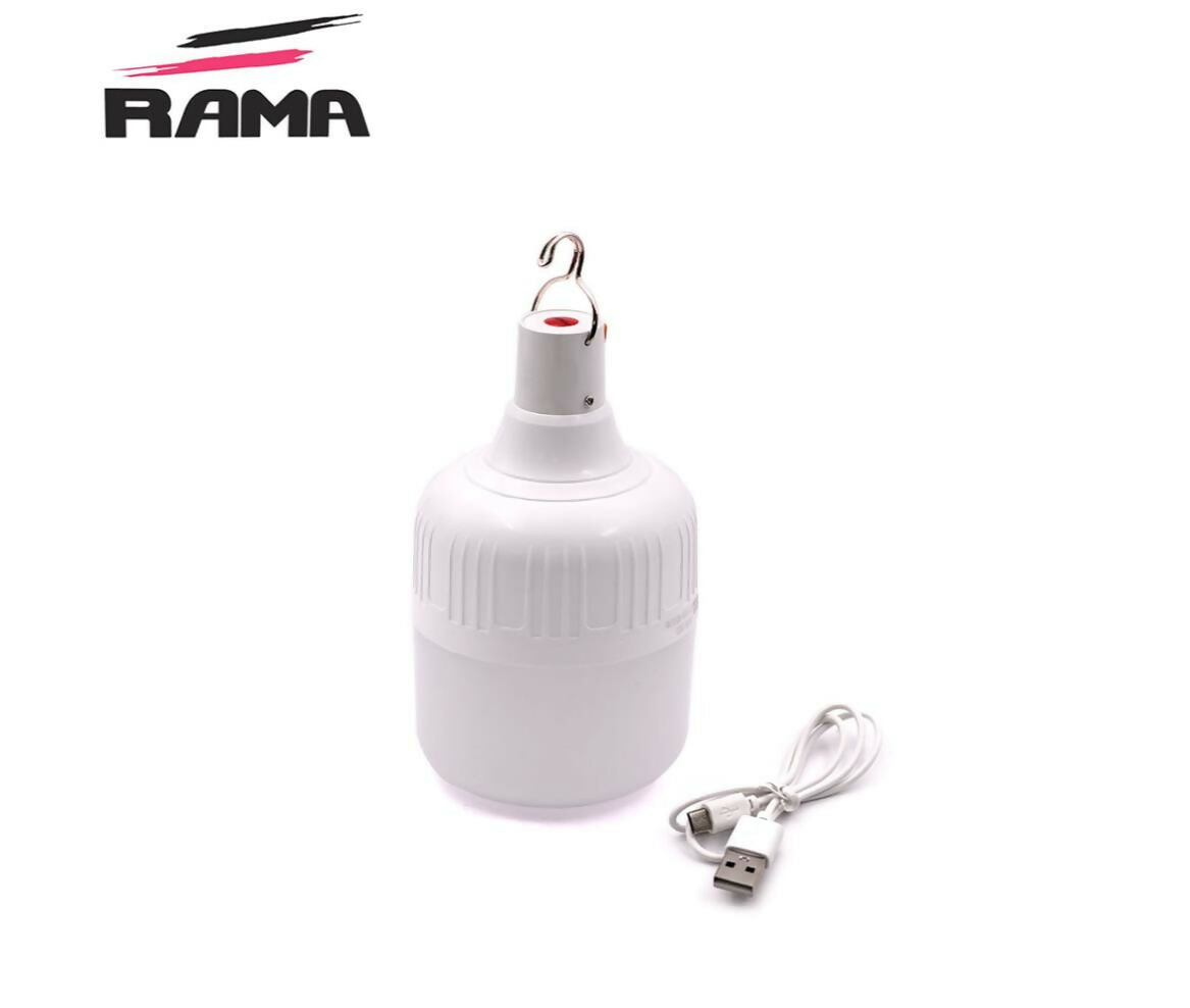 LED Light Bulb | White | USB Reachargeable| 30W