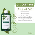 Klorane Oil Control Shampoo with Organic Nettle-4