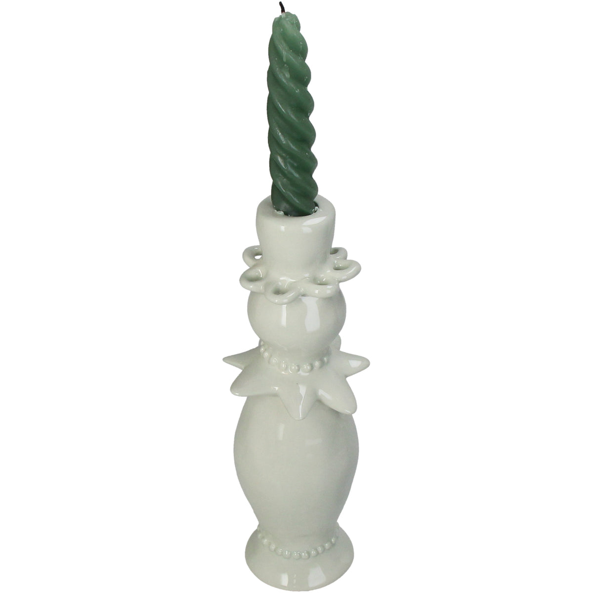 Candle Stick Stoneware Ceramic Candle Holder 9x9x23.5 cm