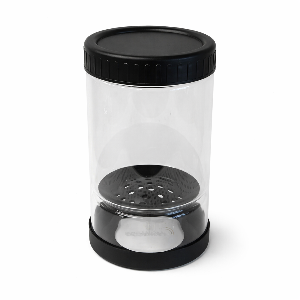Clear Borosilicate Glass Olives & Pickles Preservation Jar 900ml Grey