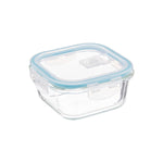 Glass Storage Box with Clip Closure