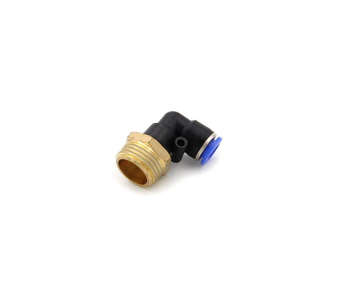 Pneumatic | Fittings | 1/2" Male - 8mm | Elbow | PL-8-4