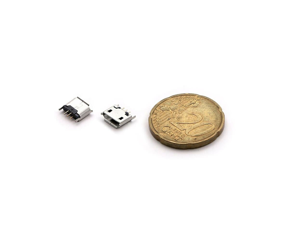 Connector | USB Micro | PCB Mount | Vertical