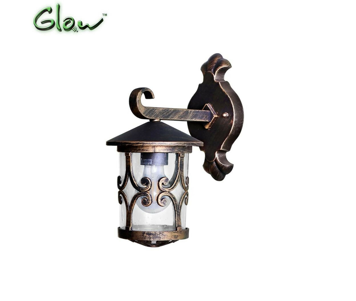 Exterior LED Light | Facing Down Wall Mount | E27 | Bronze | OW86 | Glow