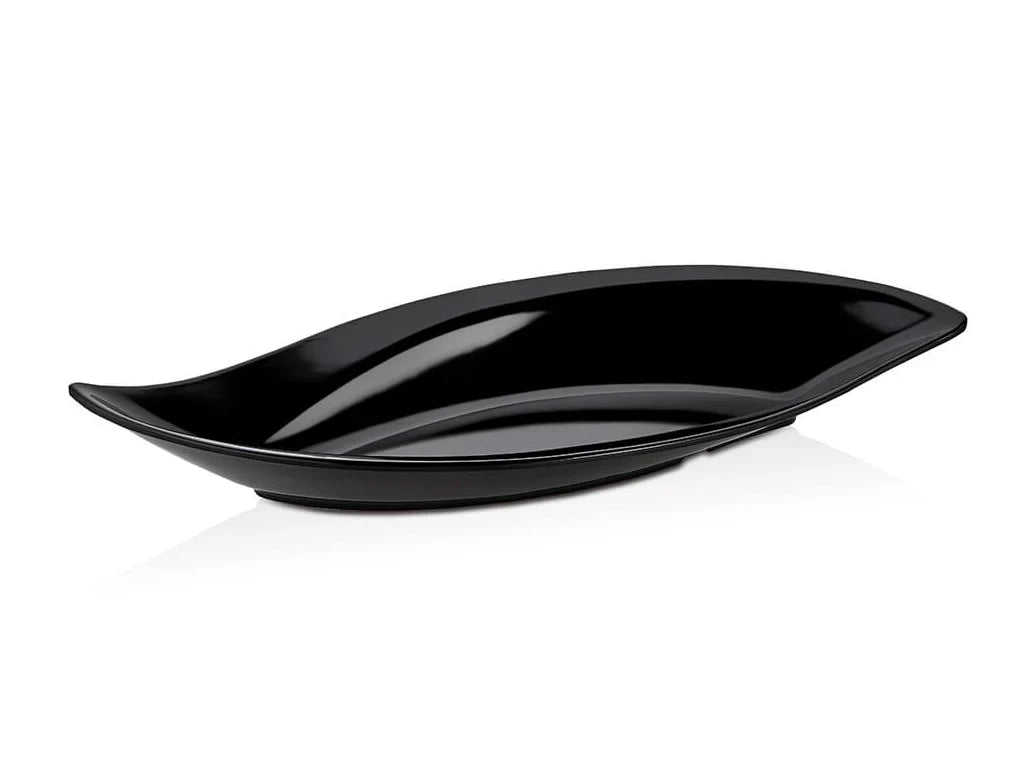 Leaf Shape Oval Melamine Buffet Dish