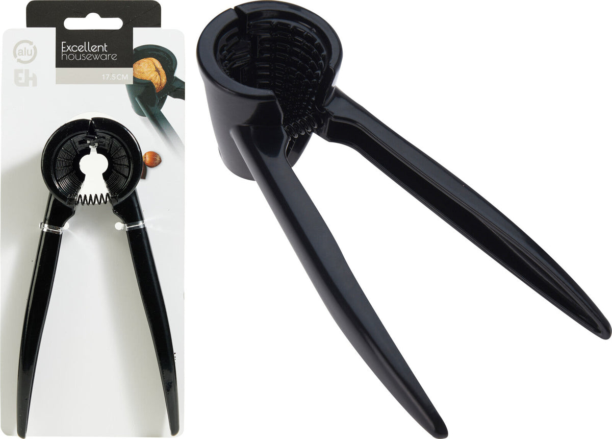 Nutcracker Press 17.5cm Aluminum Alloy Black