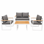 Modern Steel Lounge Set