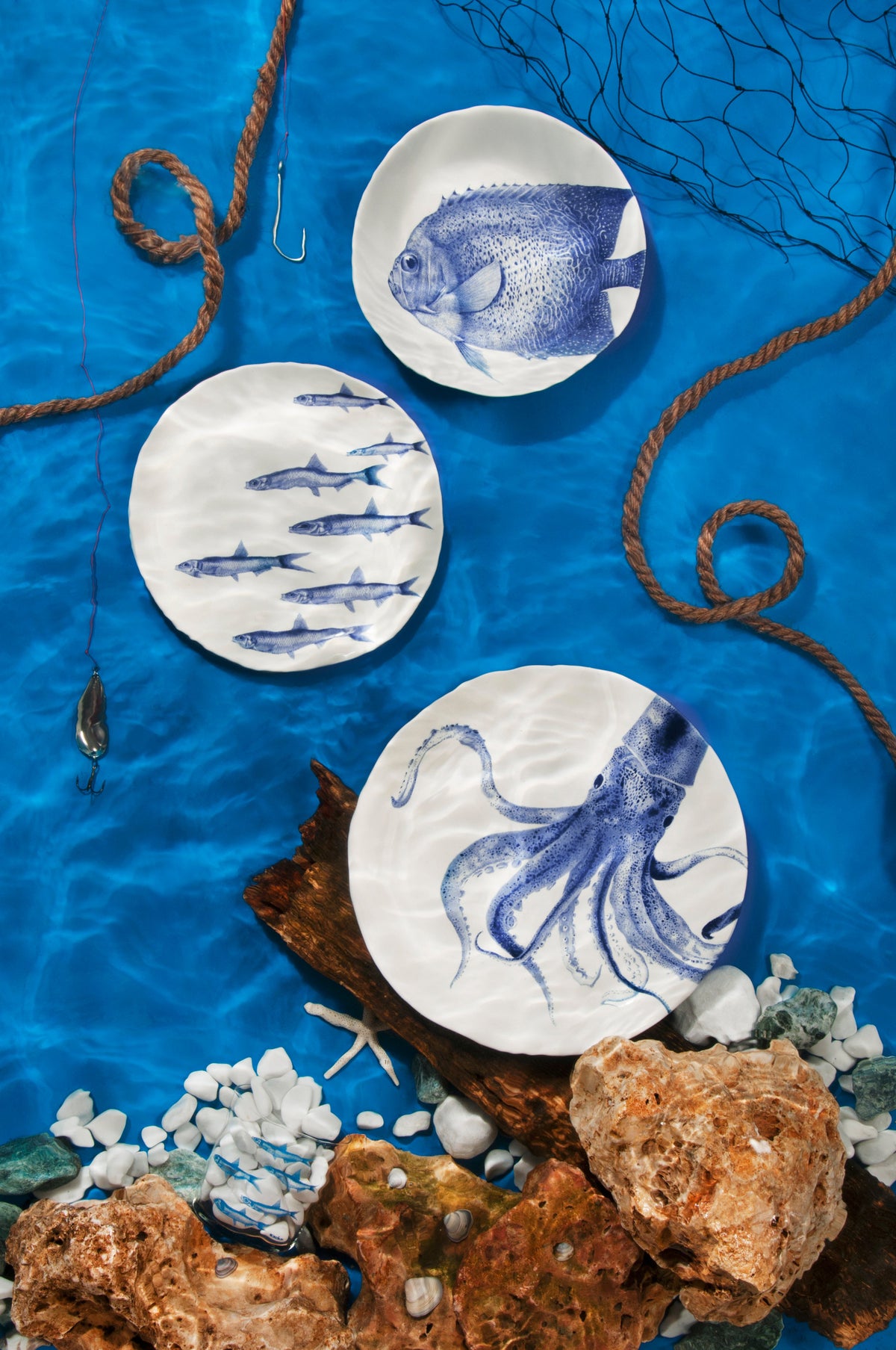 Porcelain Dessert Plate with Animal Design - Ø 21 cm