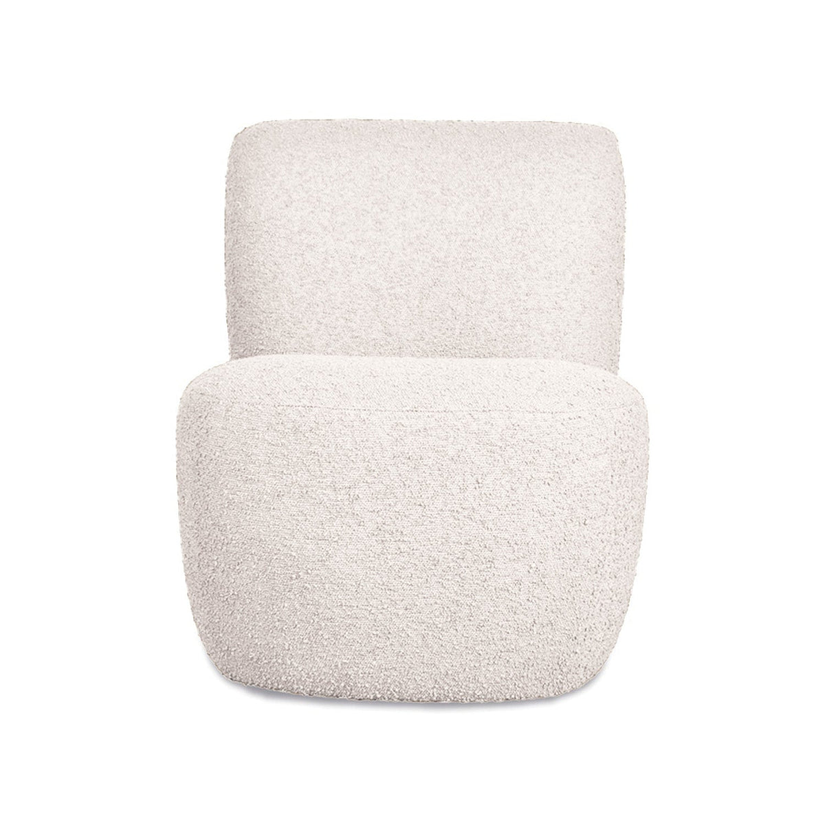 Eve Terry Fabric Relax Armchair Plush Modern Accent Chair
