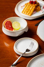 Beije High Porcelain Bowl, Scratch-Resistant Stoneware Serving Bowl