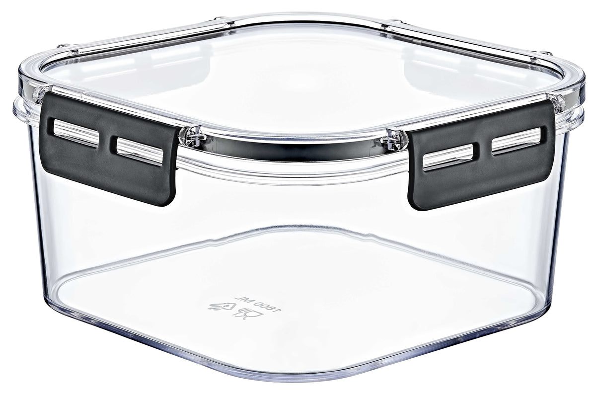 Clear Food Storage Container Transparent BPA-Free Kitchen Organizer