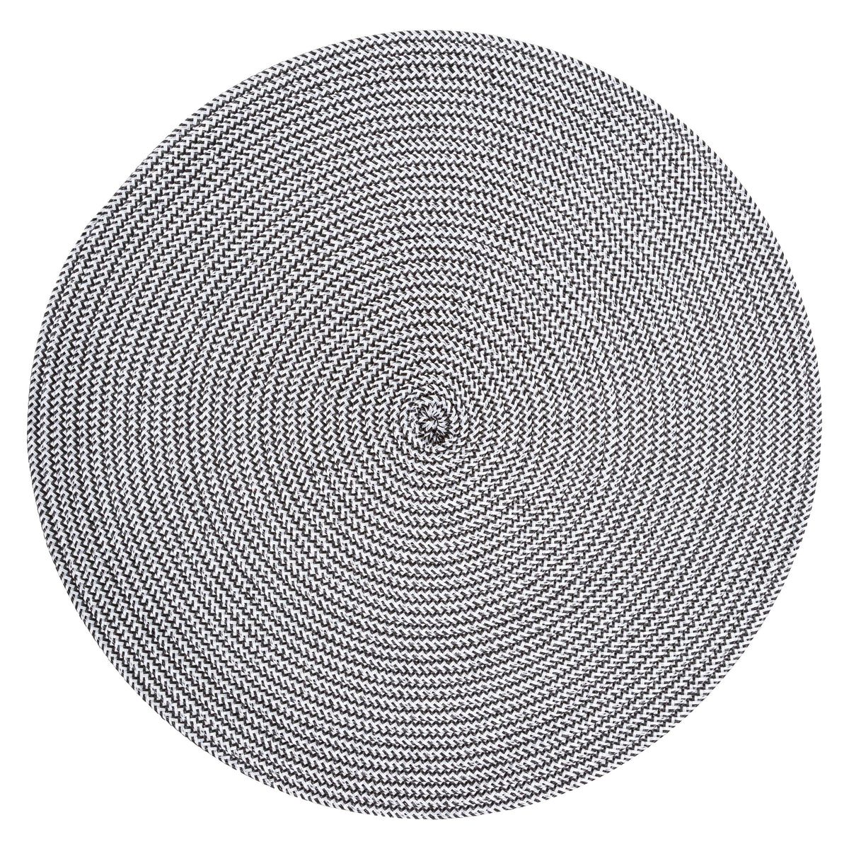 Round Braided Placemat - Eco-friendly Polyester, Natural & Durable