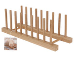 PLATE HOLDER BAMBOO Dish Rack