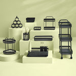 MECH SHELF 2 LEVEL Iron, Wall-Mounted