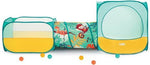 LUDI: Activity Play Course with Crawling Tunnel & Pop-Up Play Tent (2-in-1)
