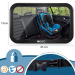 SIPO: Rear Seat Baby Car Mirror (360° Rotation)