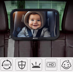 SIPO: Rear Seat Baby Car Mirror (360° Rotation)
