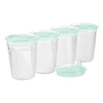 Milk storage containers with lids- 200 ml 4 pcs/pack