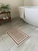 Atina Bathroom Mat - Turkish Cotton Bath Rug