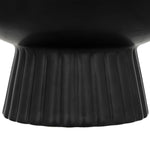 Ceramic Decoration Bowl - Black Dolomite Conical Base, D22 H14 cm