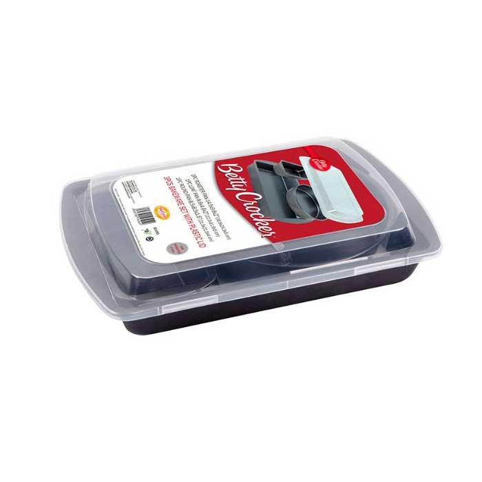 Betty Crocker – 3 pieces Bake and lid
