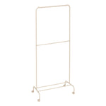 Liny Double Clothing Rack - Steel, Double Bar & Bottom Shelf