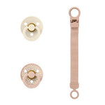 BIBS Colour Pacifier & Loop Clip Gift Set