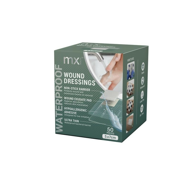 Wound Dressing Film+Pad 5X7Cm (50'S)