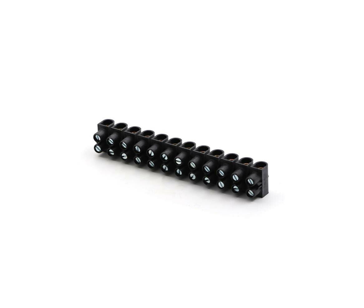 Terminal Block | Barrier | 16mm | 12-Way | Black | Legrand