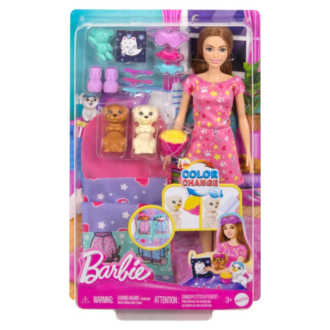 Barbie Doll & Puppy Slumber Party