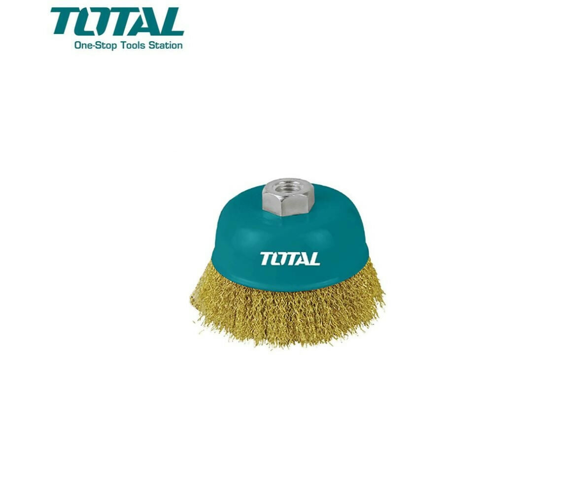 Drill Bit | Wire Cup Brush | 75x0.3mm | Thread | Total