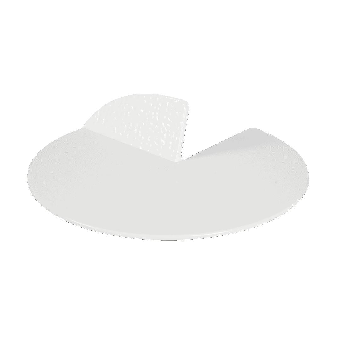 Melamine Serving Plate Moon-Inspired White Ø22/Ø28 cm