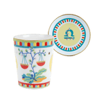 Cup With Lid/Saucer Libra - Porcelain Zodiac Vibe Ø9cm H12cm