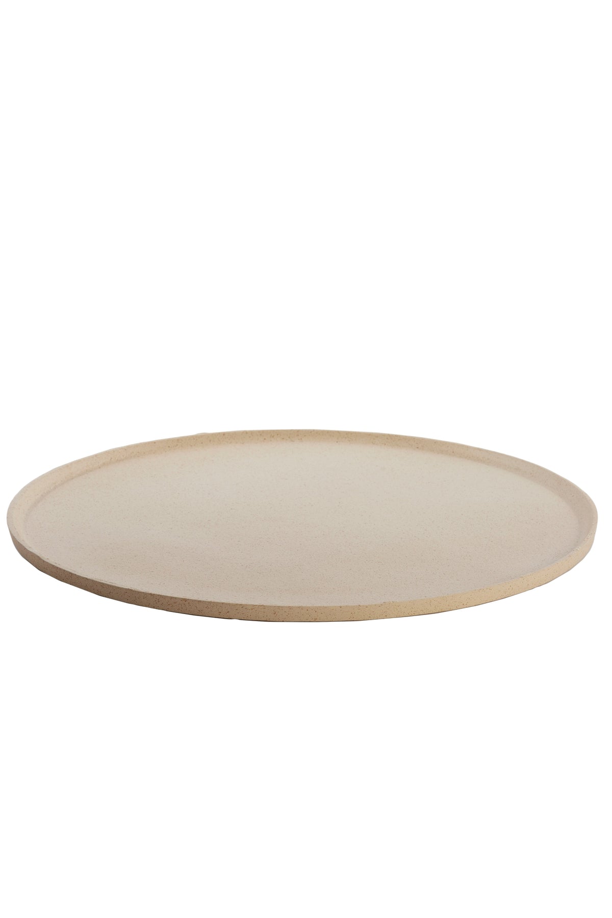 Sand Serving Board, Chestnut Aluminum Flat Board, 50 cm Round Tray