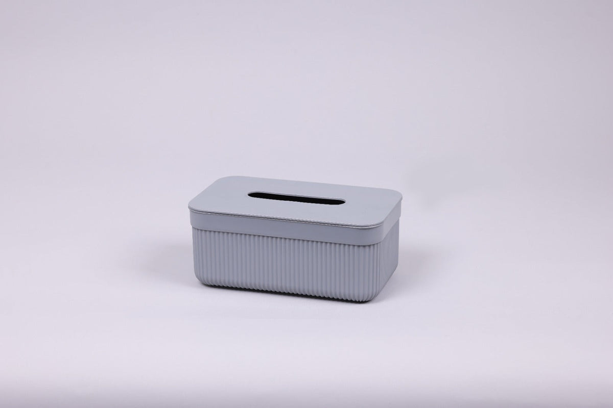 Trendy Tissue Box Plastic Modern Rectangular Organizer