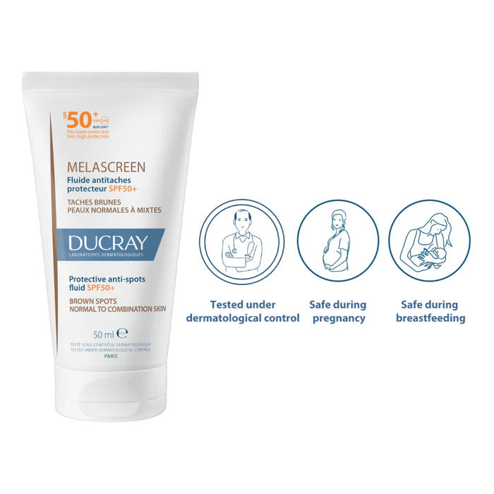 Ducray Melascreen Protective Anti-Spots Fluid SPF50+ 50ml – High Protection for Dark Spots