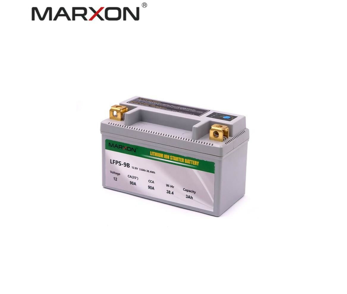 Motorcycle Battery | LFPS-9B Marxon | 12.8V 3.0Ah