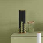 CAPS HOLDER EXPRESSO NERA - 60 Capacity Bamboo Iron