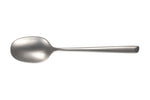 Stainless Steel Tablespoon with Sandblasted Finish, 20 cm Silver Kitchen Spoon