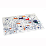 Superpetit Coloring PlaceMat + 5 Erasable Markers - Surf