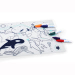 Superpetit Coloring PlaceMat + 5 Erasable Markers - Ice