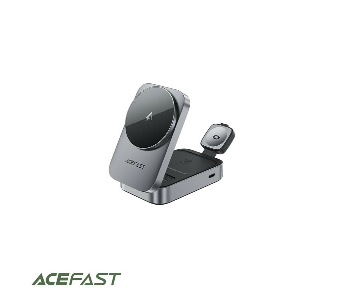 Desktop 3-in-1 Wireless Charger, Black