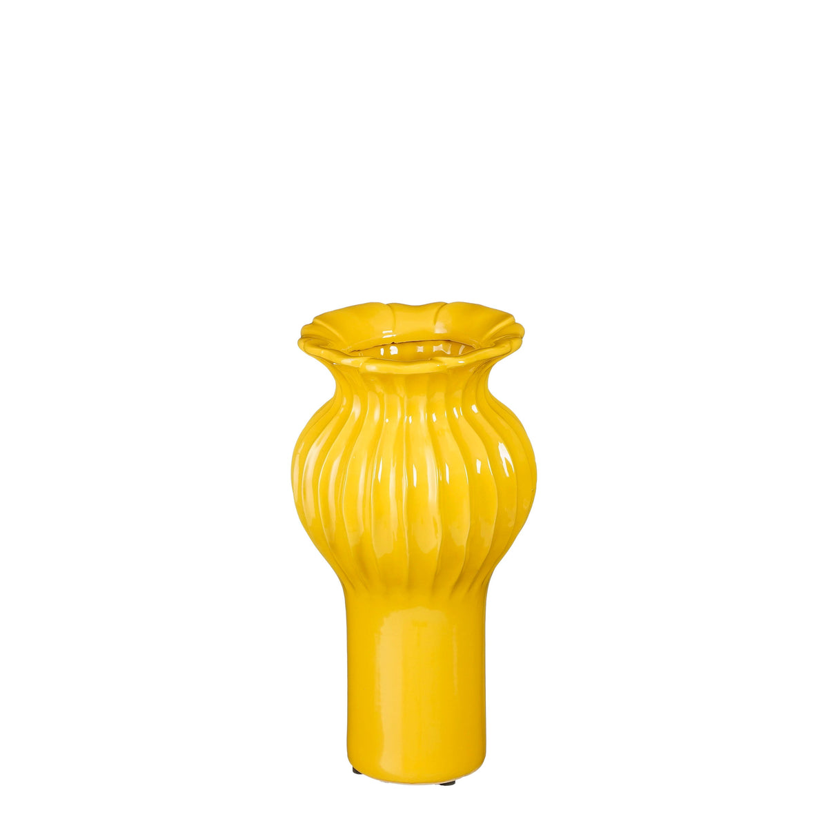 Felipe Ceramic Vase - Yellow