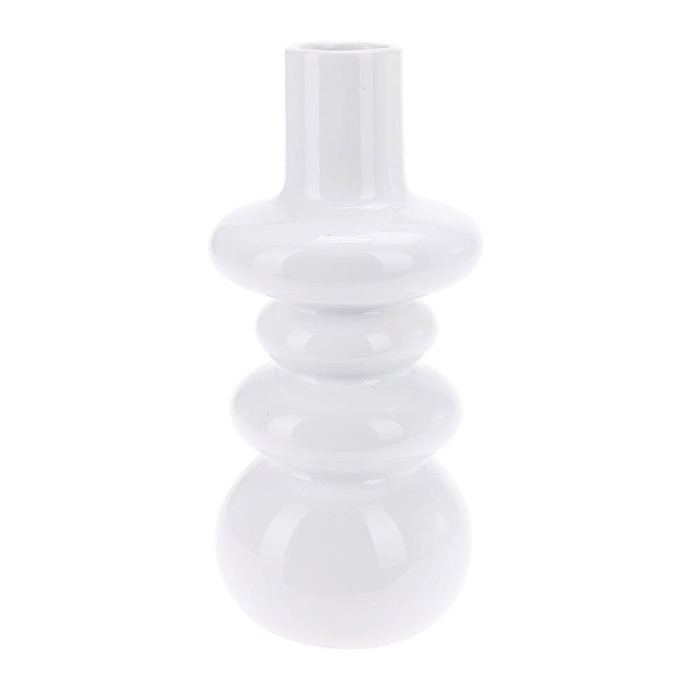 Dolomite White Vase - Stylish Ceramic Home Decor
