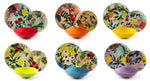FIORI FRIDA 18 PCS Dinner Set - Elegant Porcelain and Stoneware